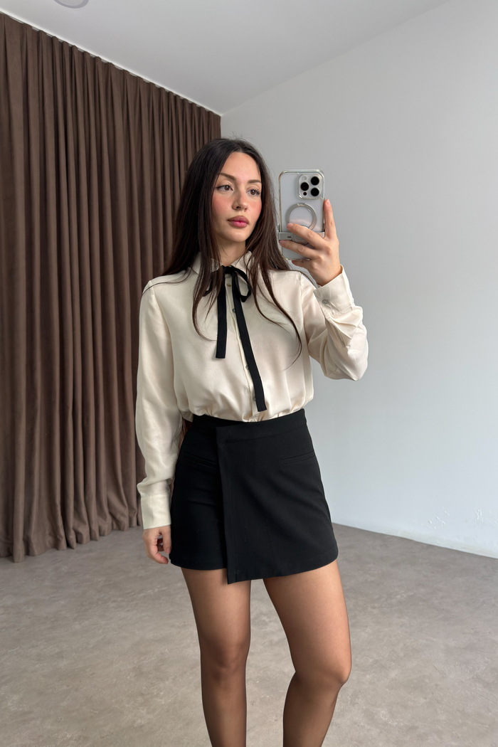 Msy Siyah Şort Etek