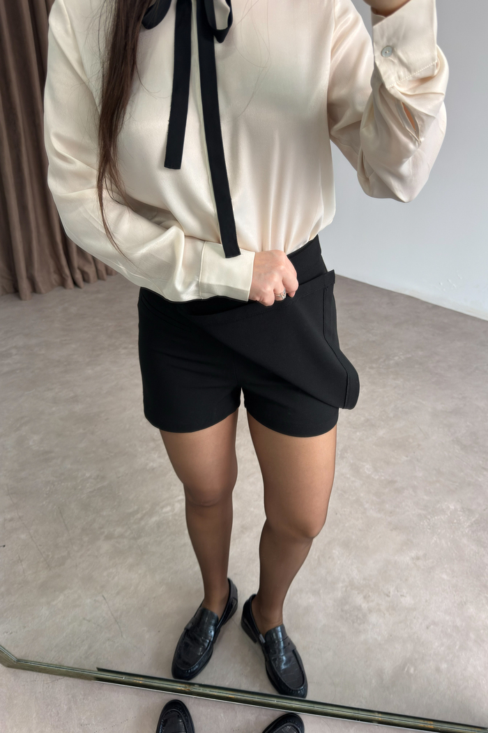 Msy Siyah Şort Etek