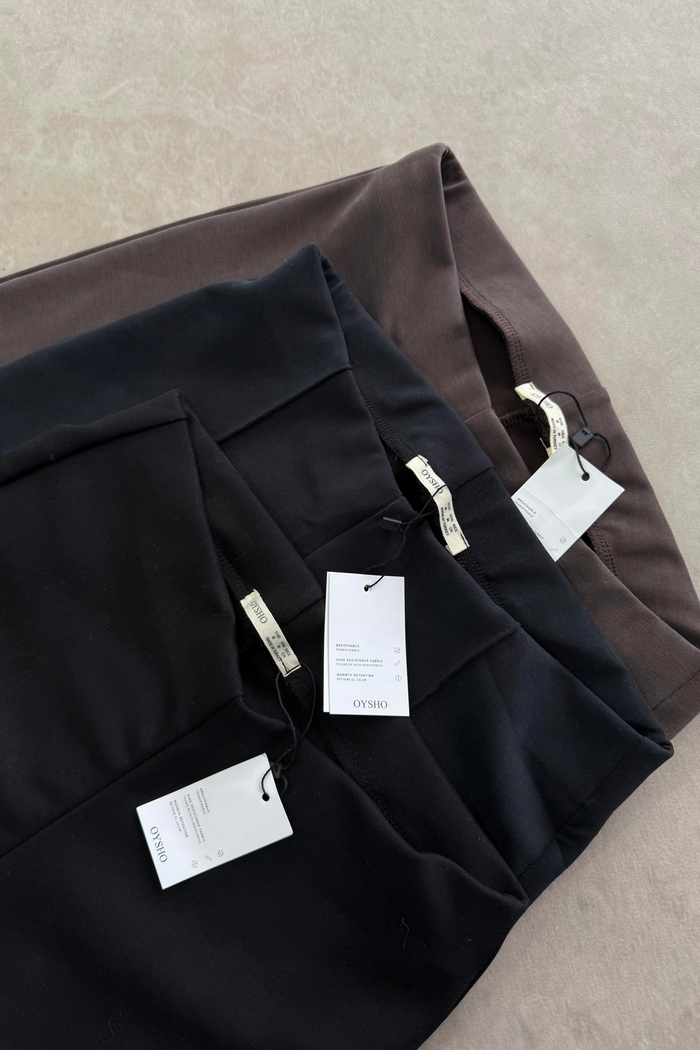 Oys. Modal Likralı Yüksek Belli Kahve Spor Pantolonu