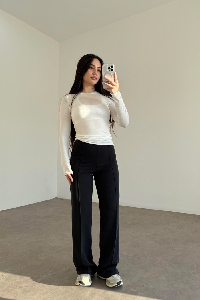 Oys. Modal Likralı Yüksek Belli Antrasit Spor Pantolonu