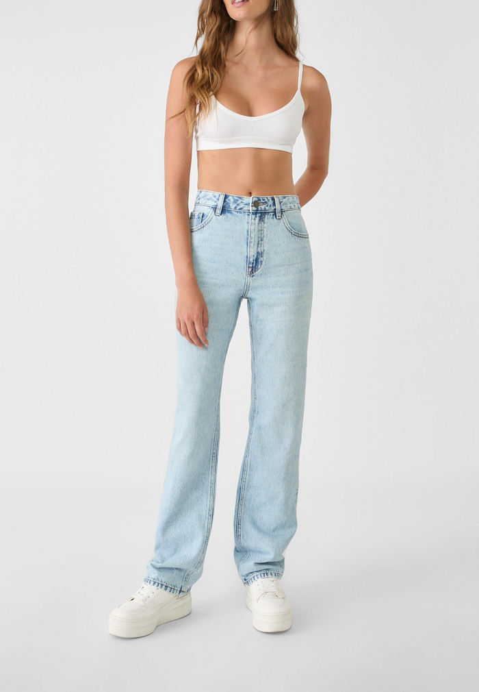 Strdvrs Orj. Açık Mavi Yüksek Belli Straigt Fitt