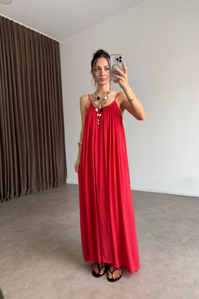 Valeria Premiumm Kırmızı Elbise