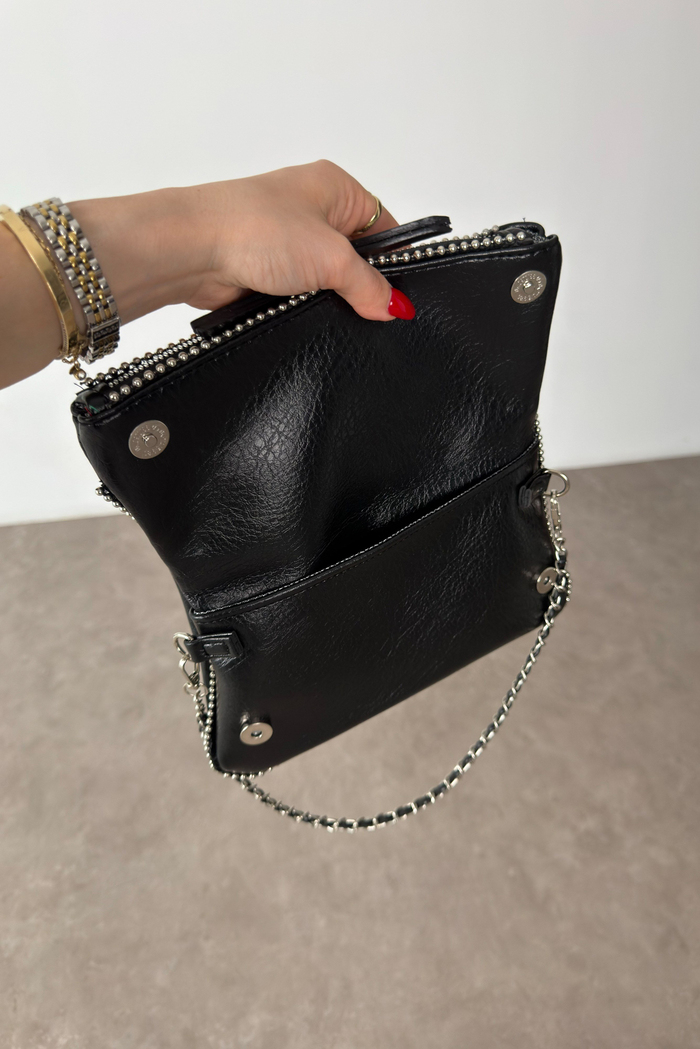 Zadig & Voltaıre Taşlı Siyah Cüzdan Çanta