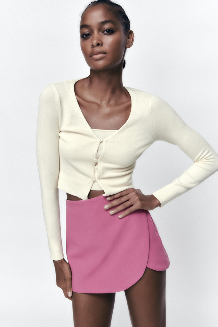 ZR Orj. Pembe Şort Etek