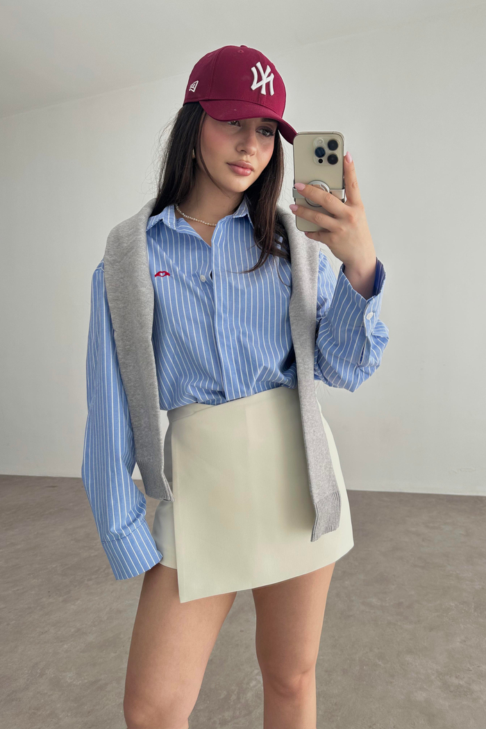 ZR Orj. Ekru Şort Etek