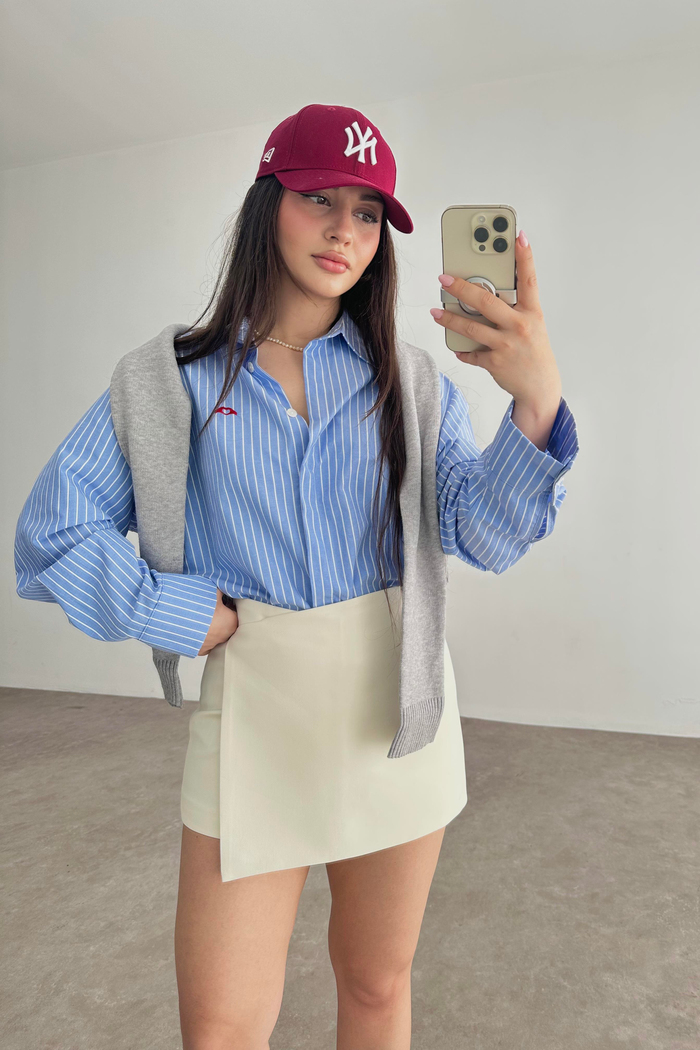 ZR Orj. Ekru Şort Etek