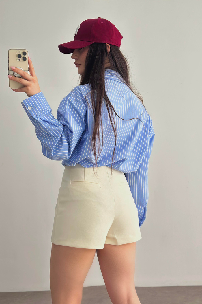 ZR Orj. Ekru Şort Etek