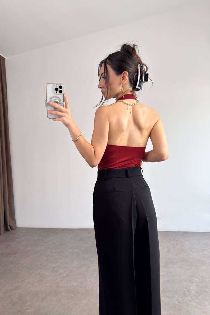 Zra Orijinal Bordo Bodysuit