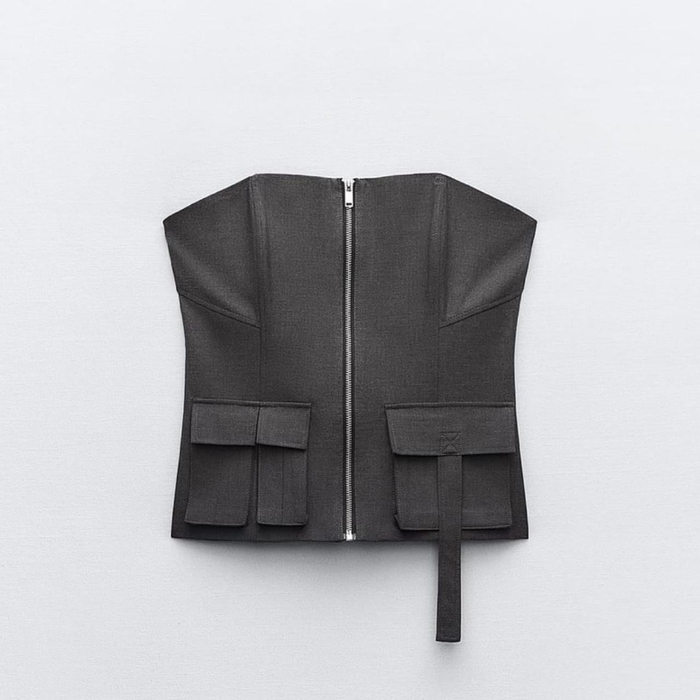 Zra Orj. Cep Detaylı Korse