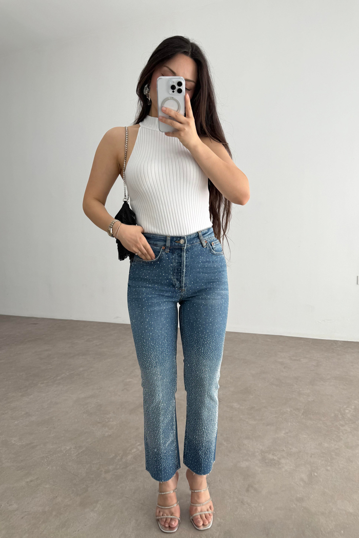 Zra Orj. Full Taşlı Işıltılı Jean