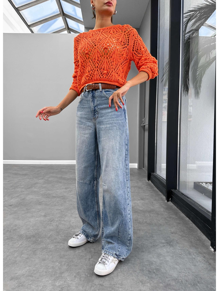 Baggy Paça Pensli Blue Jean