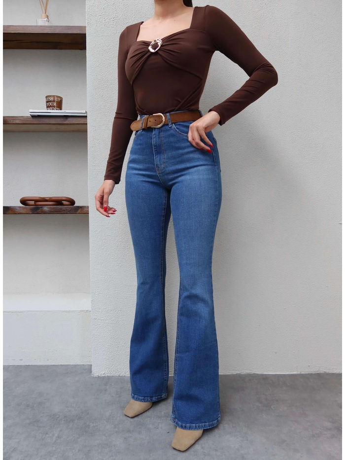 Blue İspanyol Paça Jean