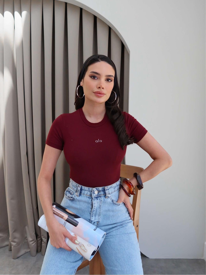Bordo Orj Crop Top