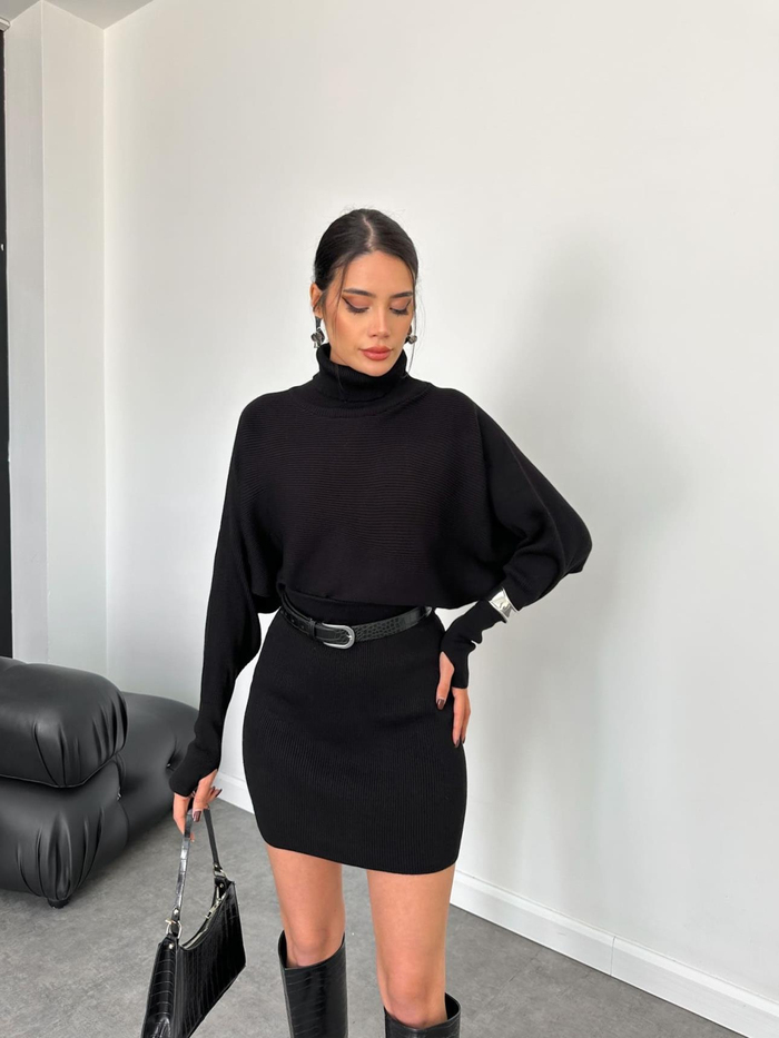 Crop Kazak Mini Etekli Takım