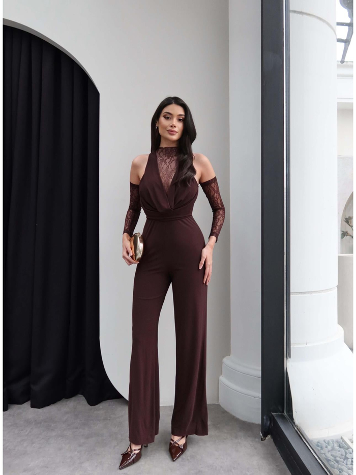 Degaje Yaka Dantelli Tulum