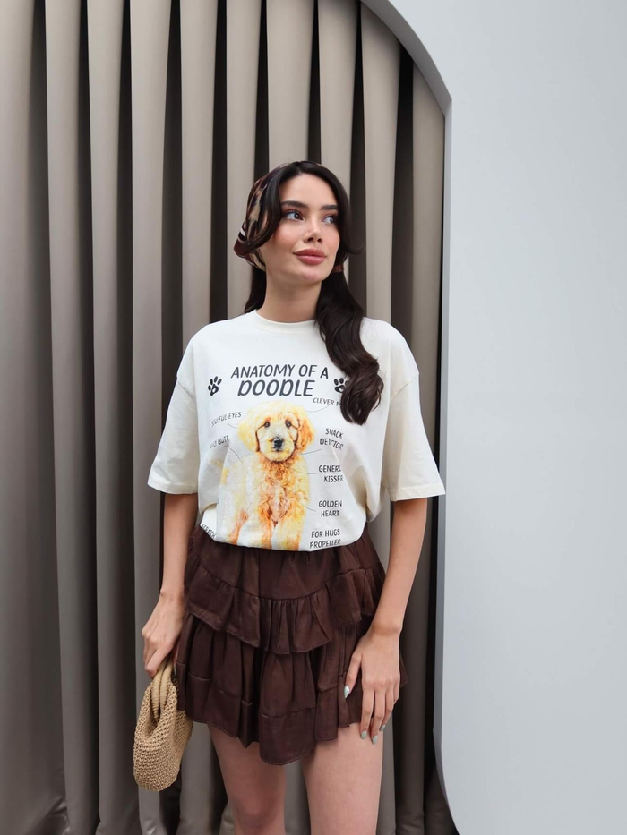 Dog Baskılı T-Shirt