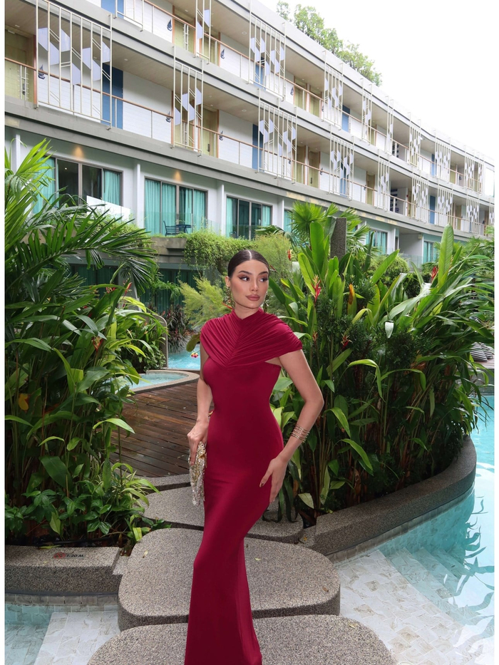 EH Collection Drape Yaka Maxi Elbise