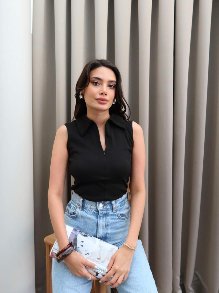 Fermuarlı Sıfır Kol Body