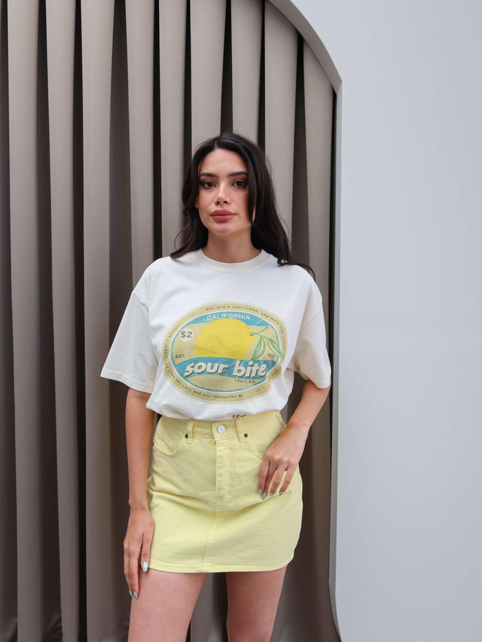 Juıcy Lemon Baskı T-Shirt