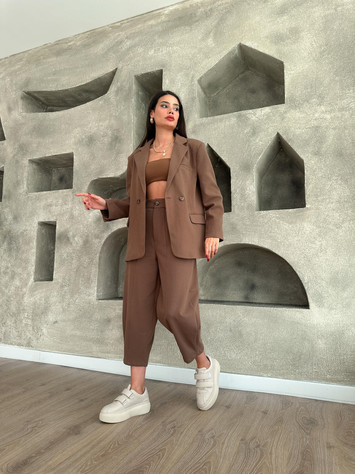 Kahve Modal İkili Takım