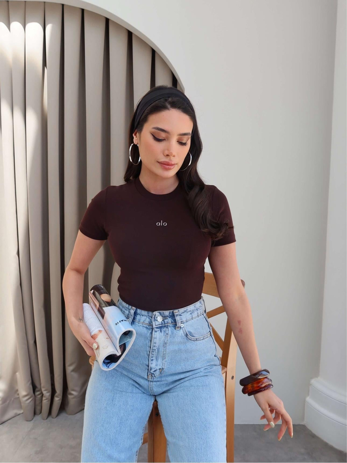 Kahve Orj Crop Top
