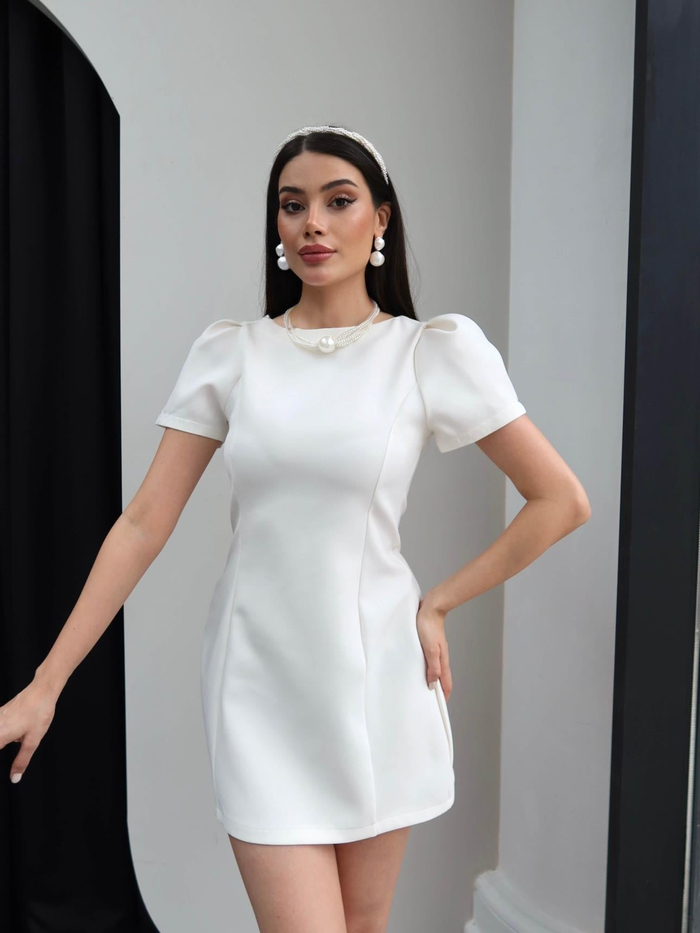 Karpuz Kol Mini Elbise