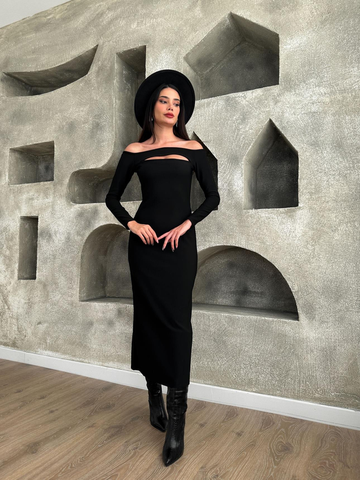 Madonna Pencere Detay Elbise