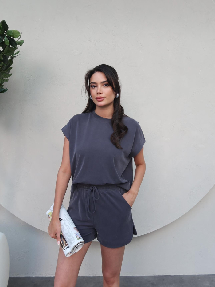 Sıfır Kol Şort Takım