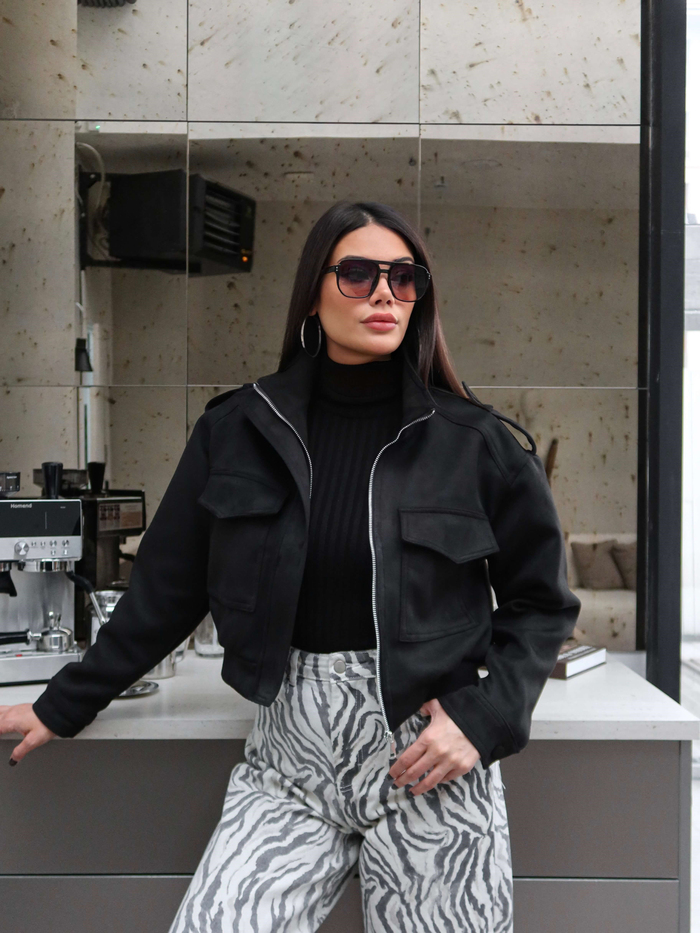 Süet Bomber Ceket E.H Collection