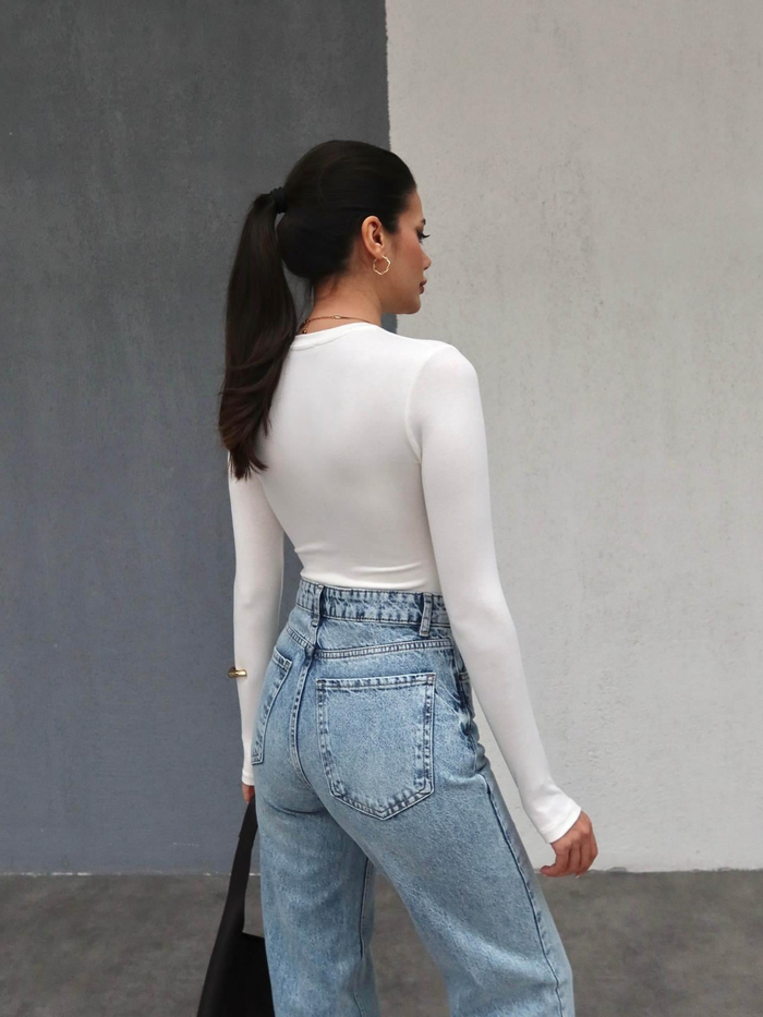 Açık Mavi Straight Orj Jean
