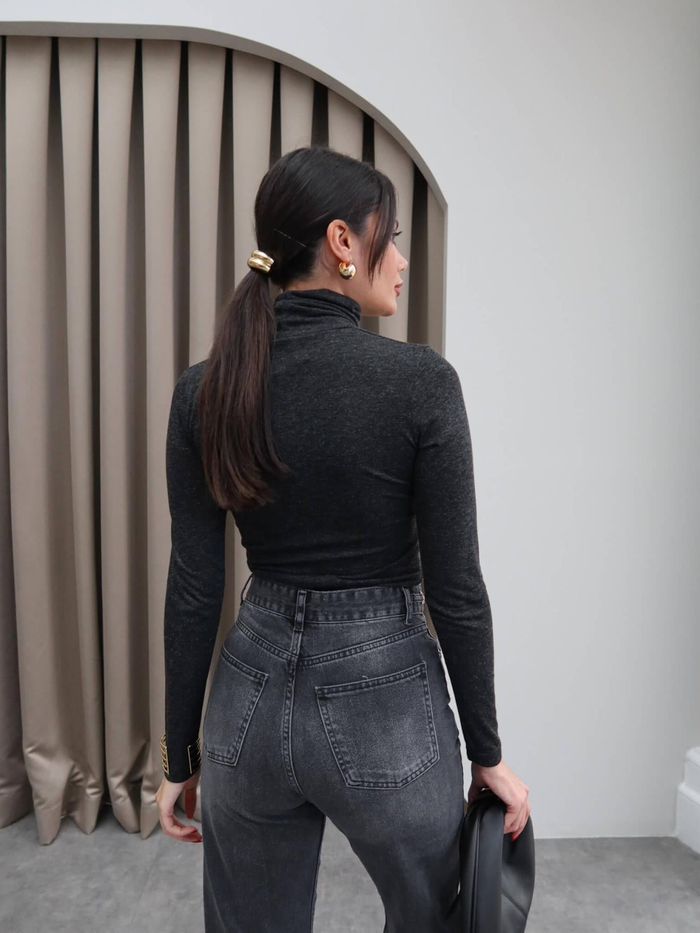 Antrasit Balıkçı Yaka Body