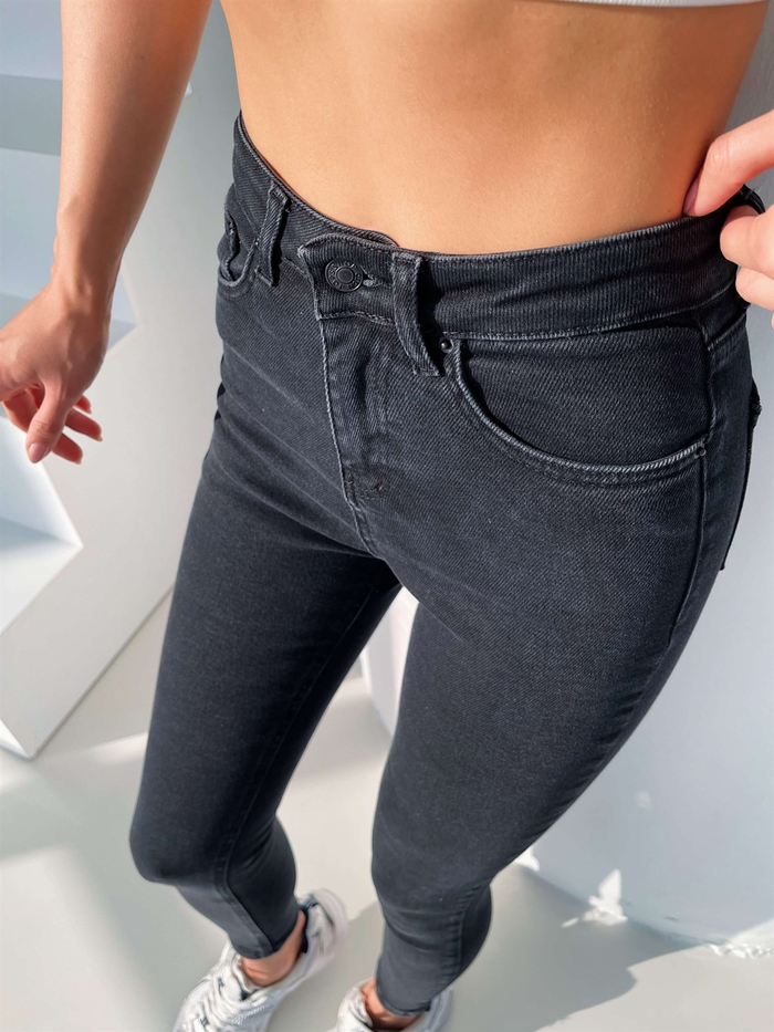 Antrasit Skinny Fit Jean