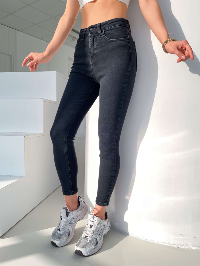 Antrasit Skinny Fit Jean