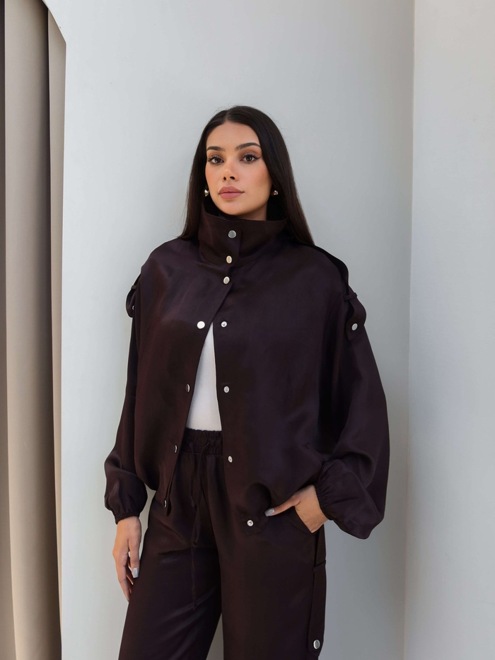 Apoletli Bomber Ceket Pantolon Takım
