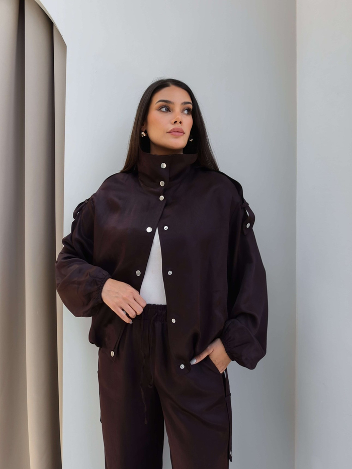 Apoletli Bomber Ceket Pantolon Takım