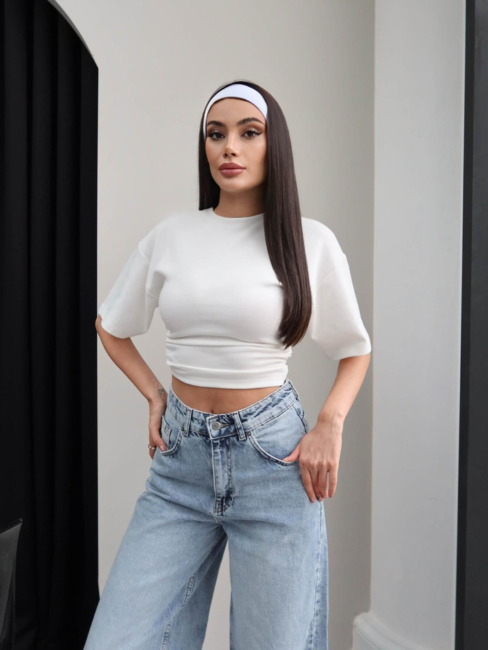 Baggy Yüksek Bel Jean
