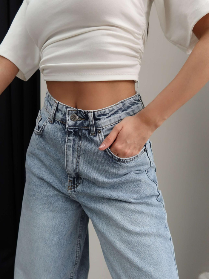 Baggy Yüksek Bel Jean