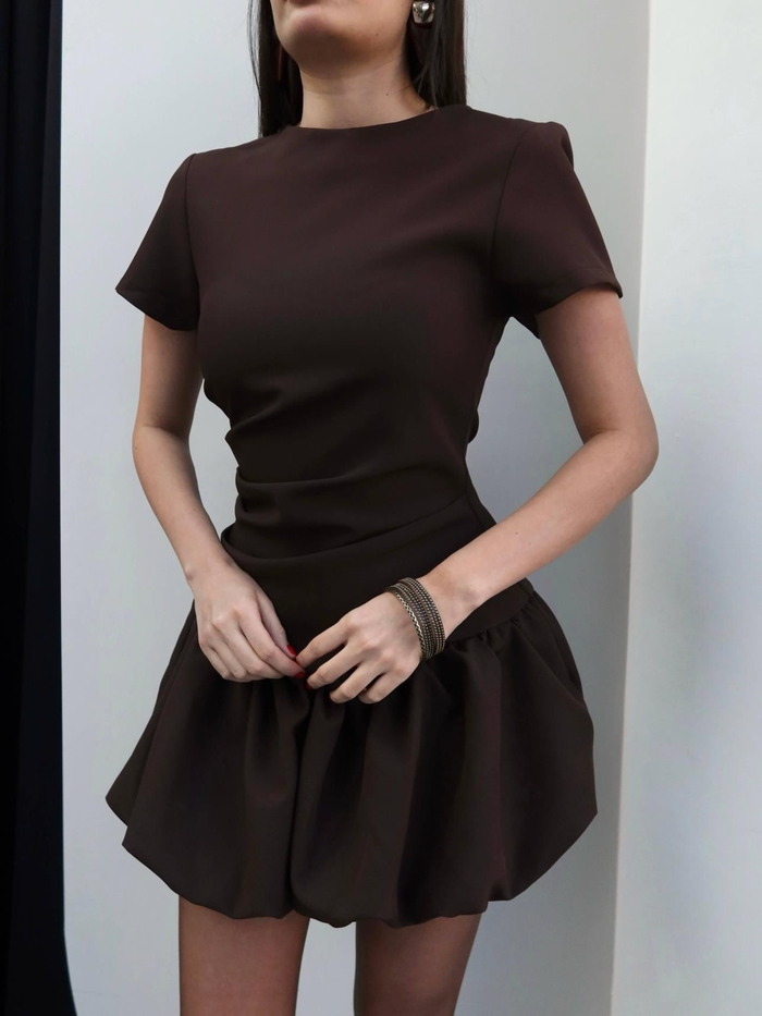 Balon Etek Mini Elbise