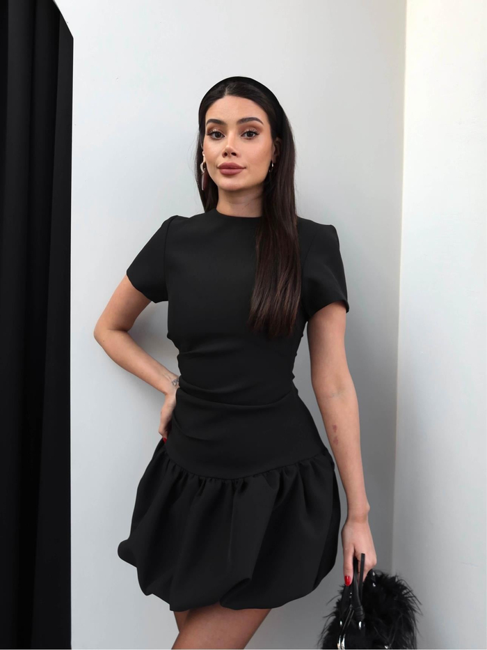 Balon Etek Mini Elbise