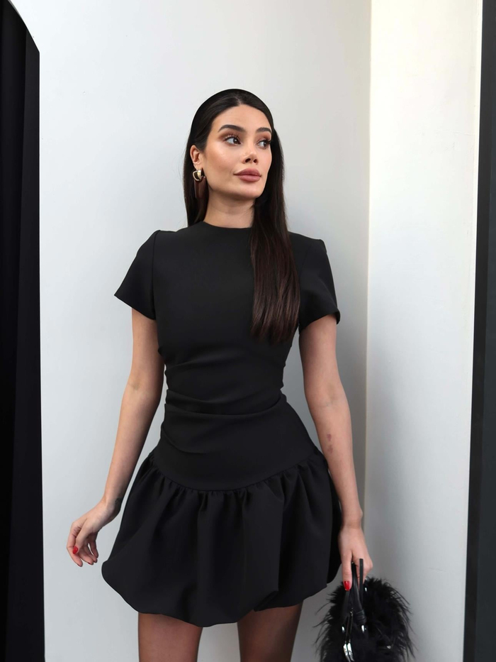 Balon Etek Mini Elbise