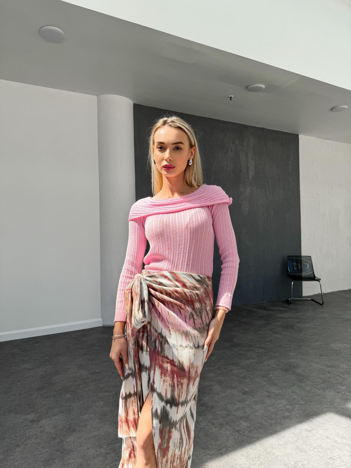 Batik Desenli Anvelop Etek