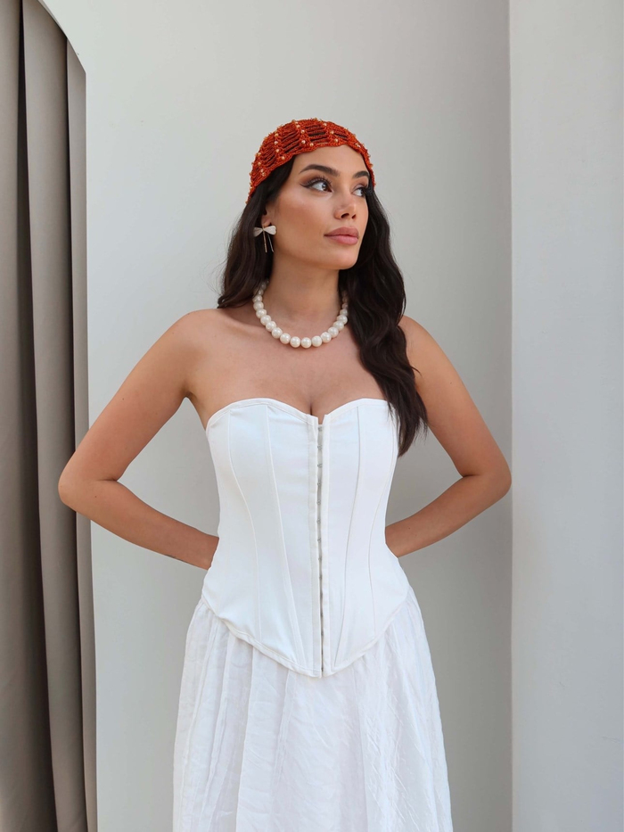 Bel Lastikli Kloş Etek