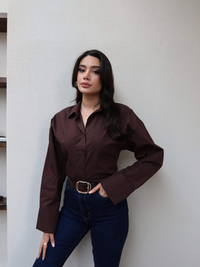 Belden Oturtmalı Basic Gömlek