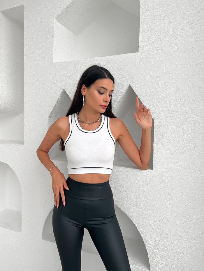 Beyaz Biye Detaylı Crop