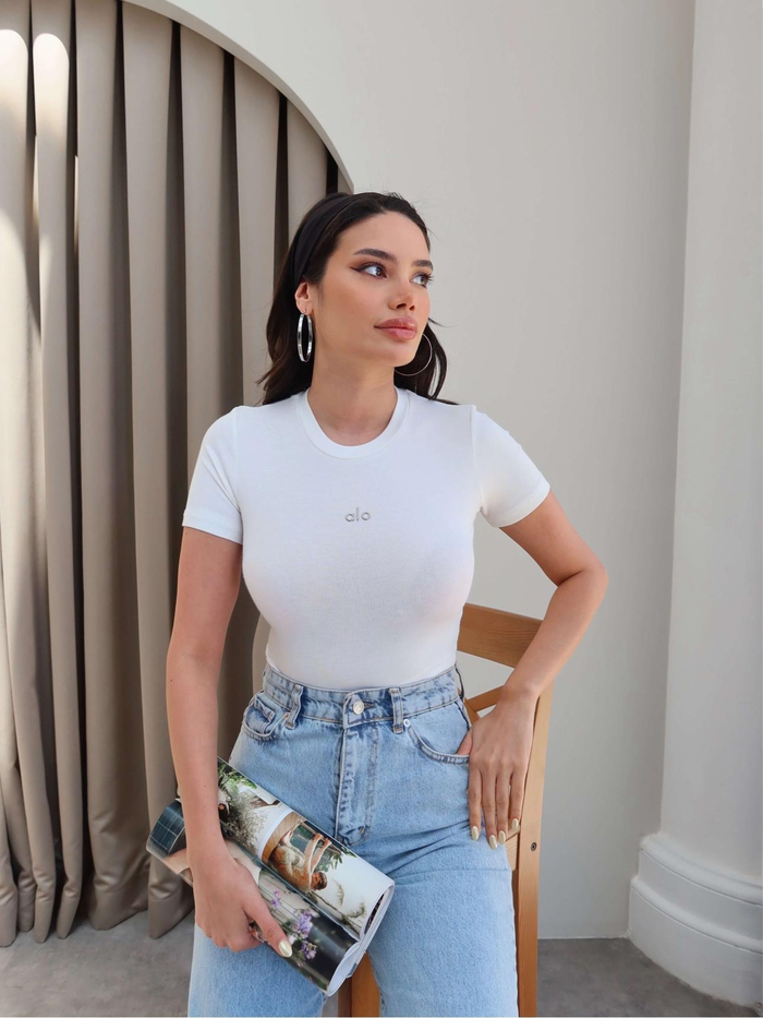 Beyaz Orj Crop Top