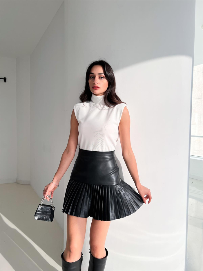 Beyaz Vatkalı Body