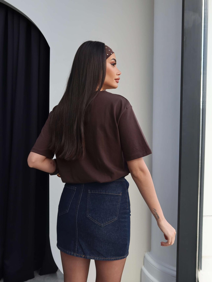 Bisiklet Yaka Teddy Bear Tshirt