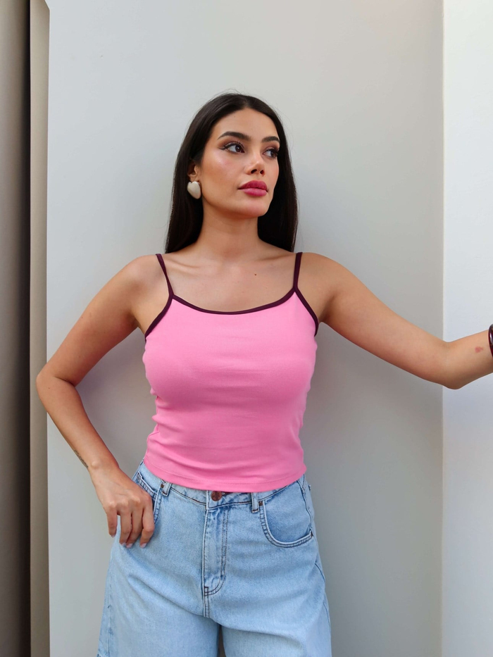 Biye Askılı Crop Atlet
