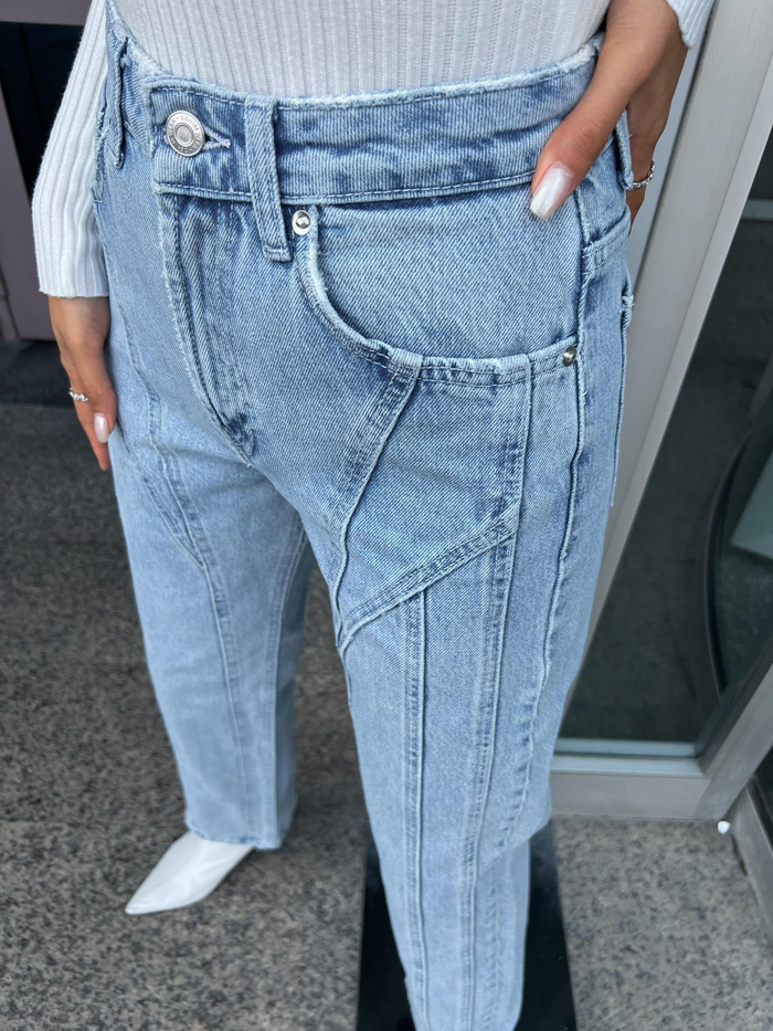 Blue Bol Parçalı Jean