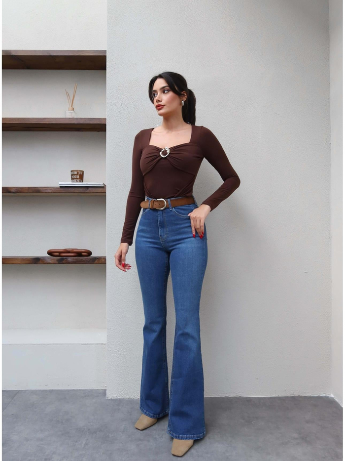 Blue İspanyol Paça Jean